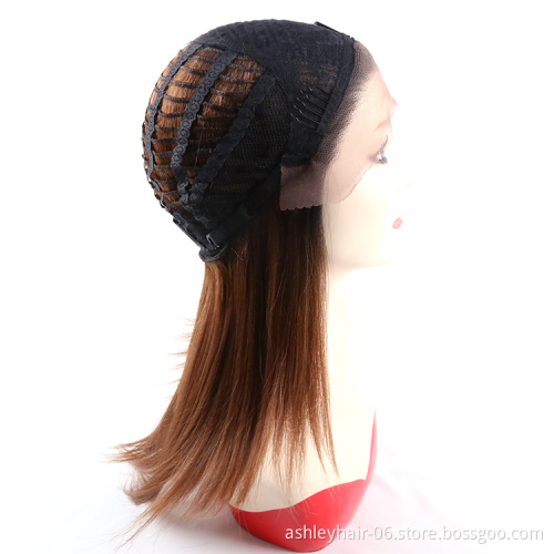 Wigs And Weave Cheap Synthetic Lace Front Wigs Sale With Lowest Price Heat High Temperature Resistant Fiber Hair Color T1B 27